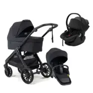 Emmaljunga Sento Max duovagn Flat+ 2027 + Thule Maple babyskydd