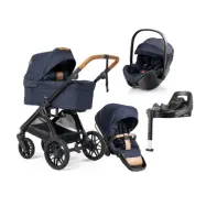 Emmaljunga Sento Pro duovagn Ergo+ 2026 + Baby-Safe pro babyskydd + bas
