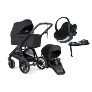 Emmaljunga Sento Pro duovagn Ergo+ 2026 + izi go modular X2 babyskydd + bas