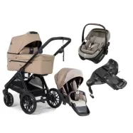 Emmaljunga Sento Pro duovagn Flat+ 2026 + Maxi-Cosi Coral Slide Pro babyskydd + isofixbas