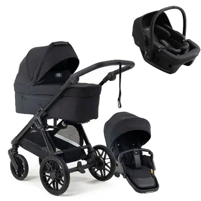 Emmaljunga Sento Pro duovagn Flat+ 2027 + Axkid Zero Pro babyskydd
