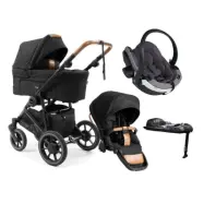 Emmaljunga Super Sonic duovagn + BeSafe iZi Go Modular X2 babyskydd + isofixbas