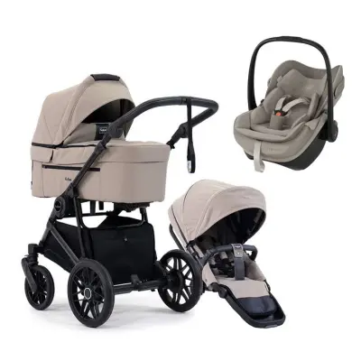 Emmaljunga Super Sonic duovagn + Maxi-Cosi Pebble Slide Pro babyskydd