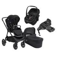 Joie Finiti duovagn + Maxi-Cosi Coral Slide Pro babyskydd + isofixbas