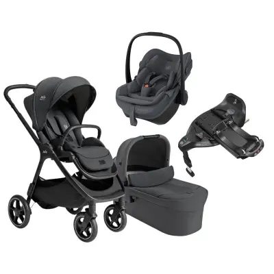 Joie Finiti duovagn + Maxi-Cosi Pebble Slide Pro babyskydd + isofixbas