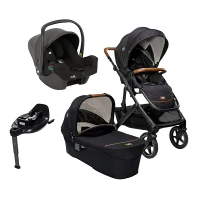 Joie Vinca duovagn + Joie i-Snug 2 babyskydd + Joie i-Base Encore isofixbas R129
