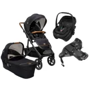 Joie Vinca duovagn + Maxi-Cosi Coral Slide Pro babyskydd + isofixbas