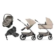 Joolz Geo3 duovagn + Maxi-Cosi Coral Slide Pro babyskydd + isofixbas
