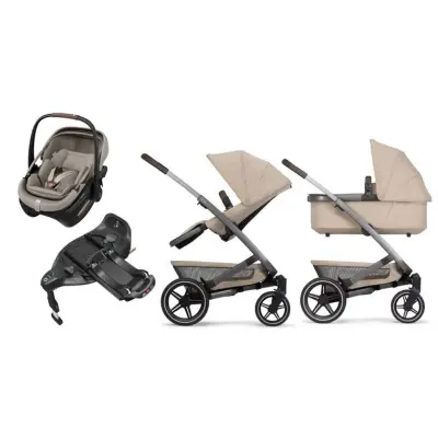 Joolz Geo3 duovagn + Maxi-Cosi Coral Slide Pro babyskydd + isofixbas