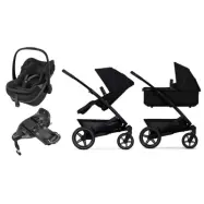 Joolz Geo3 duovagn + Maxi-Cosi Pebble Slide Pro babyskydd + isofixbas