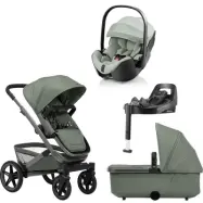 Joolz Geo5 duovagn + Britax Römer Baby-Safe Pro babyskydd + isofixbas