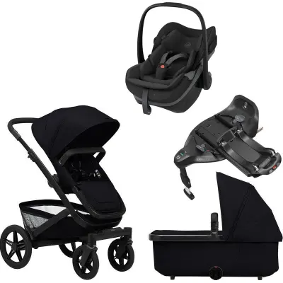 Joolz Geo5 duovagn + Maxi-Cosi Pebble Slide Pro babyskydd + isofixbas