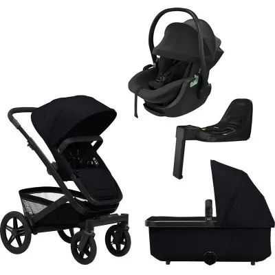 Joolz Geo5 duovagn + Thule Maple Connect babyskydd + isofixbas