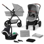 Kinderkraft Barnvagn - Moov Ct 3In1 Mink Pro Black