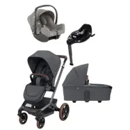 Maxi-Cosi Fame duovagn + Joie i-Snug 2 babyskydd + isofixbas