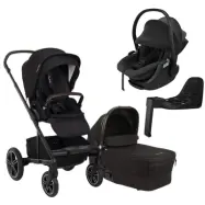 Nuna Mixx Next duovagn + Thule Maple Connect babyskydd + isofixbas