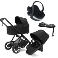 Thule Charm 2-in-1 duovagn + BeSafe Izi Go Modular X2 babyskydd + isofixbas