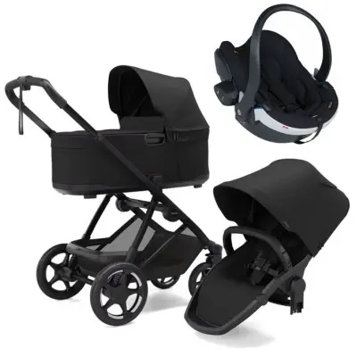 Thule Charm 2-in-1 duovagn + BeSafe Izi Go Modular X2 babyskydd