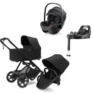 Thule Charm 2-in-1 duovagn + Britax Baby-Safe Pro babyskydd + isofixbas