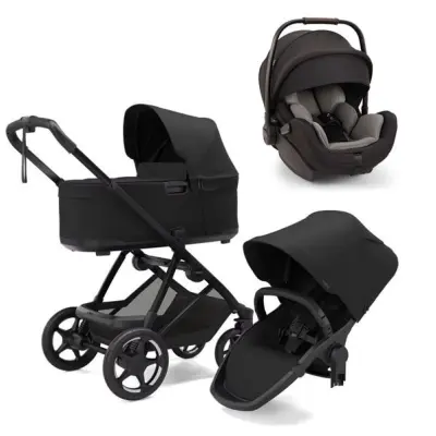 Thule Charm 2-in-1 duovagn + Nuna Arra Flex lutningsbart babyskydd
