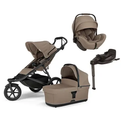 Thule Urban Glide 3 duovagn + Nuna Arra Flex babyskydd + isofixbas