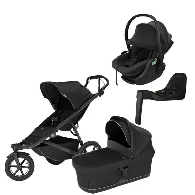 Thule Urban Glide 3 duovagn + Thule Maple Connect babyskydd + isofixbas