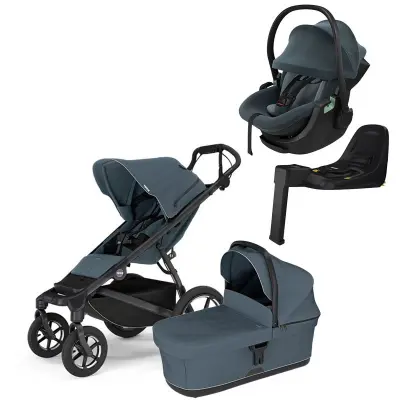Thule Urban Glide 4W duovagn + Thule Maple Connect babyskydd + isofixbas