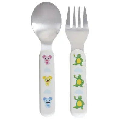 Bolibompa Bestick Gaffel&Sked - Bolibompa -  Leksaksaffären