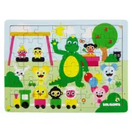 Bolibompa Draken i lekparken Träpussel 48 bitar - Bolibompa -  Leksaksaffären