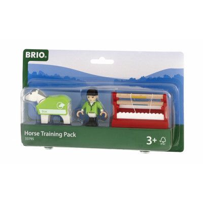 BRIO, 33795 Ryttare med häst&hinder