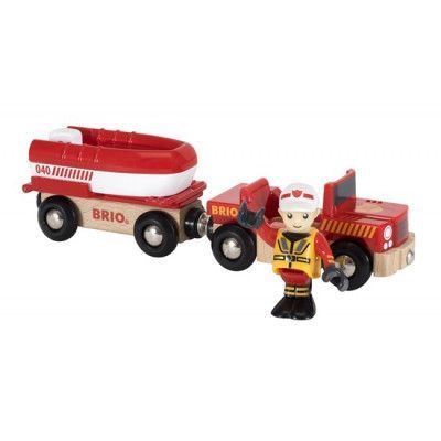 BRIO, Rescue 33859 Räddningsbil med båt