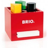 BRIO Plocklåda i trä röd 30250