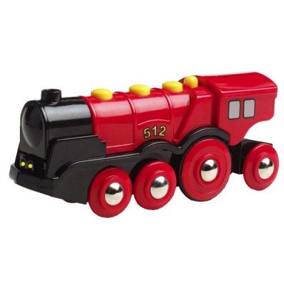 BRIO World 33592 Rött batteridrivet action-lok