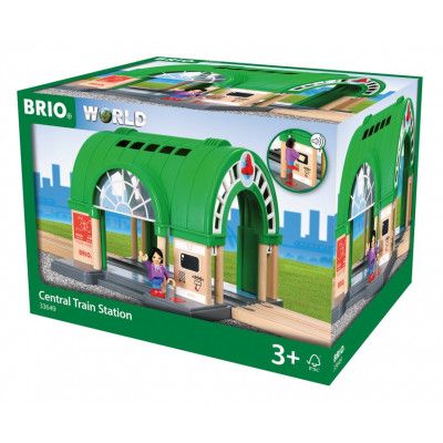 BRIO World 33649 Centralstation till järnväg