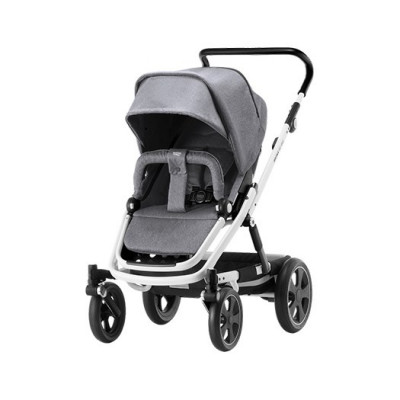 Britax Go Big 2 sittvagn, grey melange/vit