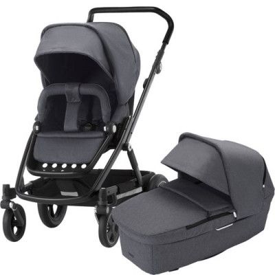 Britax Go Next 2, graphite melange/svart chassi