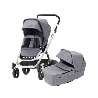 Britax Go Next 2, grey melange/vitt chassi