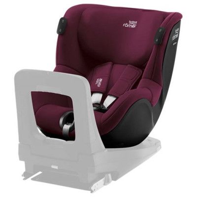 Britax Römer DualFix iSense, burgundy red