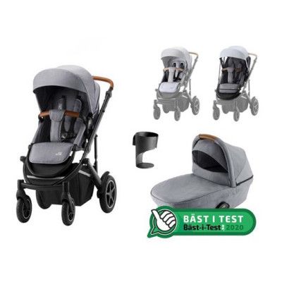Britax Smile 3 duovagn + sommarkit