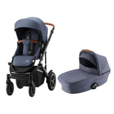Britax Smile 3 duovagn, indigo blue/brunt handtag