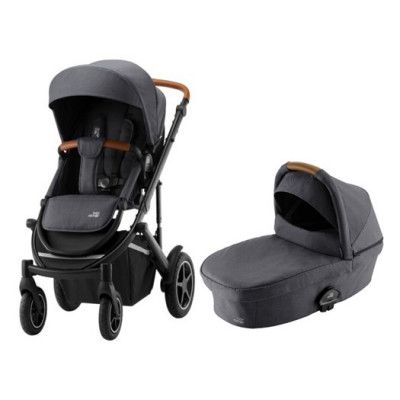 Britax Smile 3 duovagn, midnight grey/brunt handtag