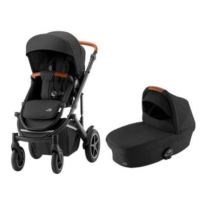 Britax Smile 3 duovagn, space black/brunt handtag