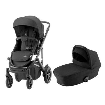 Britax Smile 3 duovagn, space black/svart handtag