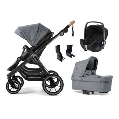 Emmaljunga NXT90 Ergo 2021 duovagn + Britax Baby-Safe2, valfri färg