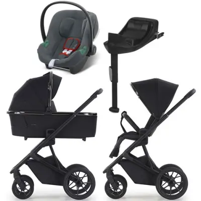 Crescent Prestige Exclusive duovagn + Cybex Aton B2 i-Size + One bas