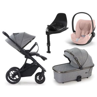 Crescent Prestige Exclusive duovagn + Cybex Cloud T med isofix-bas