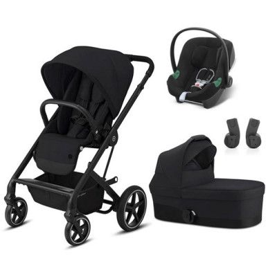 Cybex Balios S Lux 3-i-1-paket, deep black