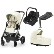 Cybex Balios S Lux duovagn + Maxi-Cosi CabrioFix i-Size + bas