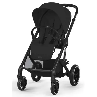Cybex Balios S Lux sittvagn, moon black/svart chassi