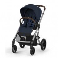 Cybex Balios S Lux sittvagn 2024, ocean blue/silvrigt chassi